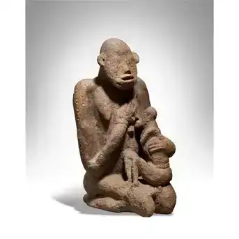 Superb Djenne Maternity Figure, Inland Niger Delta, Mali