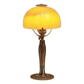 Tiffany Studios Favrile Glass Lamp c1910