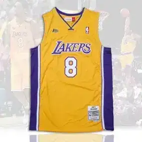 Kobe Bryant Signed Mitchell & Ness #8 Lakers Jersey