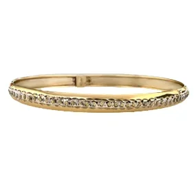 10K Gold Bangle Bracelet