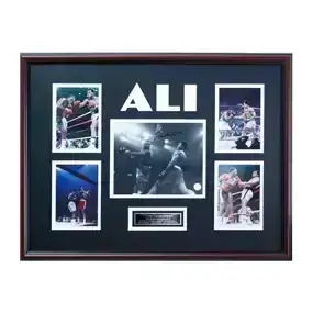 “The Dance of the Century” Muhammad Ali Autographed Picture Dodging Joe Frazier