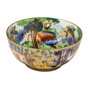 Daisy Makeig-Jones (English, 1881-1945) for Wedgwood & Co, Fairyland Lustre Bowl