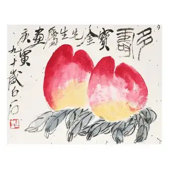 Qi Baishi (1863-1957) Peaches