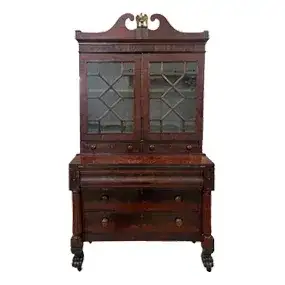 Federal Mahogany Secretary Desk Owned by Abraham Lincoln