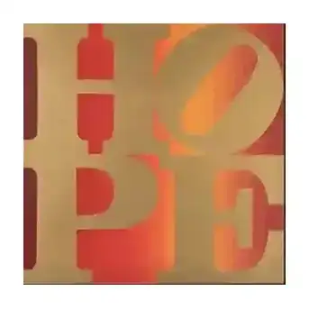 Robert Indiana 'Hope (Imperial Autumn)' 2010. Silkscreen on canvas, AP1 - Unique