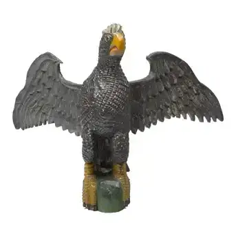 A large carved and painted eagle, attributed to Wilhem Schimmel (1817-1890), circa 1880