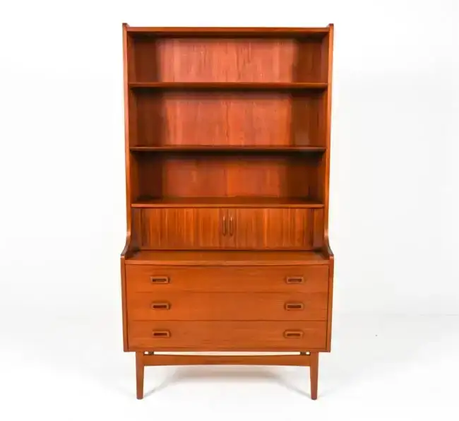 JOHANNES SORTH FOR NEXO TEAK SECRETARY BOOKCASE