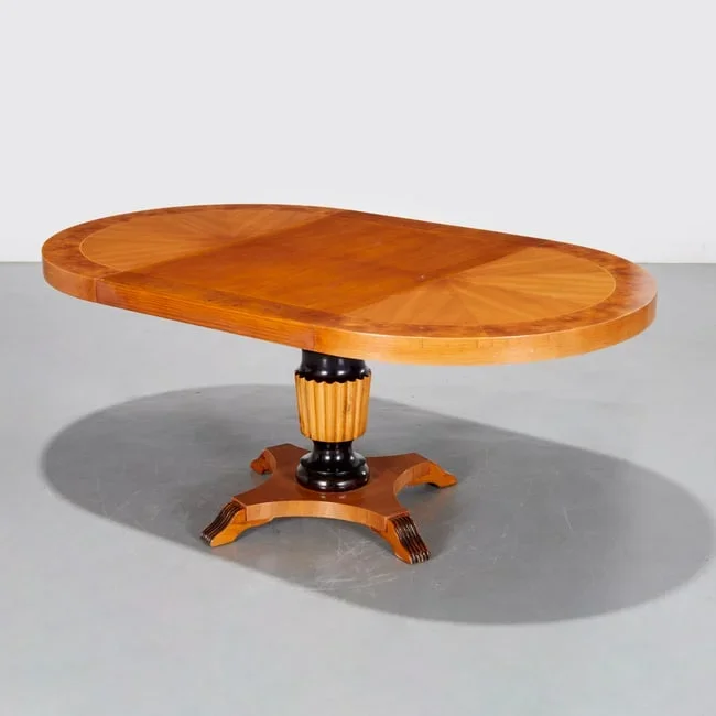 Biedermeier style convertible coffee/dining table