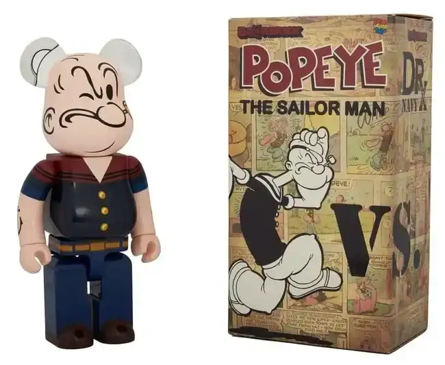 Dr X Romanelli | Popeye The Sailor Man Bearbrick Collectible Figurine