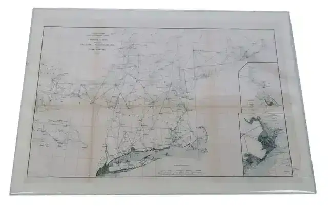 Vintage Northeastern U.S. Map