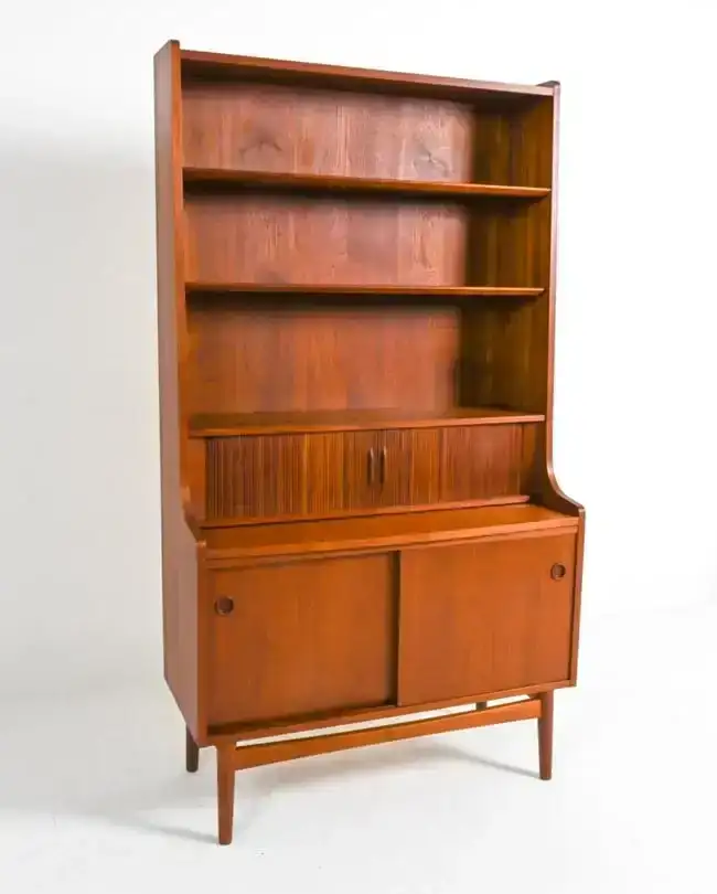 JOHANNES SORTH FOR NEXO TEAK SECRETARY BOOKCASE