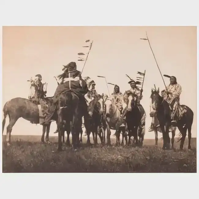 Group of Eight Photographs of Native American Subjects