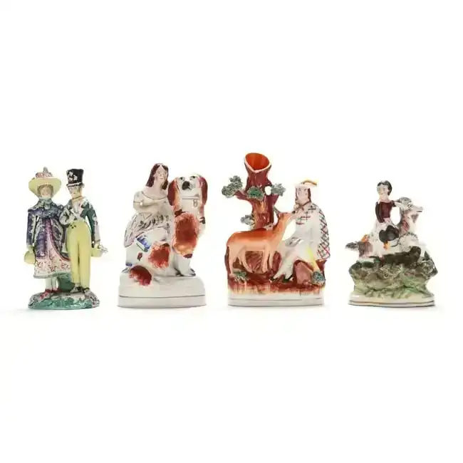 Four Staffordshire Figurines