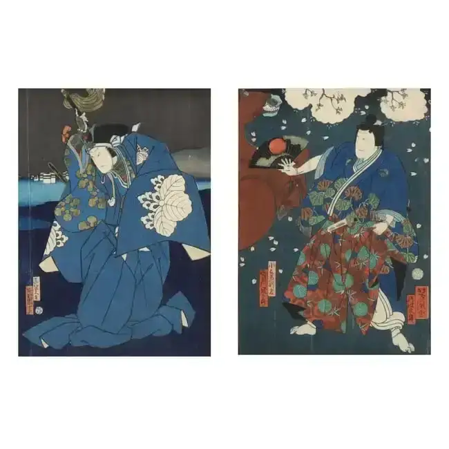 Two Japanese Woodblock Prints