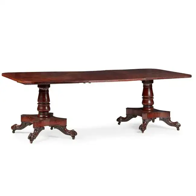 WILLIAM IV MAHOGANY DINING TABLE