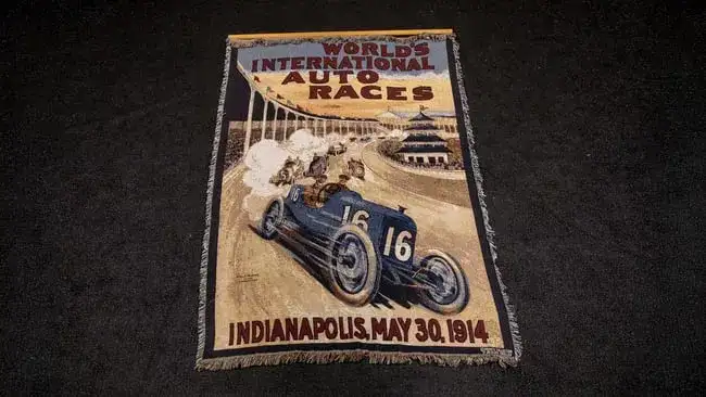 1914 Indianapolis 500 Commemorative Tapestry