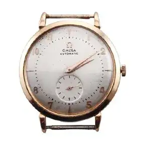 Omega 18k Rose Gold 1950s Automatic Watch