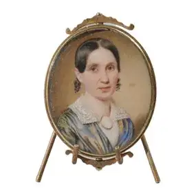 John Wood Dodge (1807 - 1893) Portrait Miniature