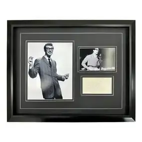 Buddy Holly Matted Framed Autograph Display