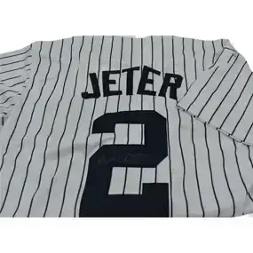 Derek Jeter autographed jersey