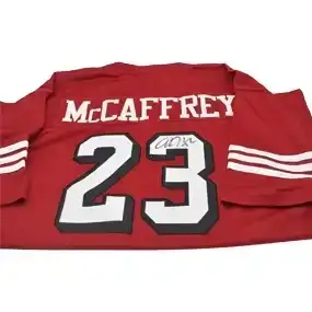 Christian McCaffrey autographed jersey