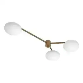 Angelo Lelii, 3 lune ceiling lamp, Arredoluce 1961 ca.