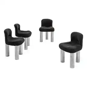 Cini Boeri, Four chairs mod. Botolo