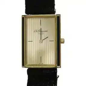 A. J. Dupont Wristwatch with Original Leather Band