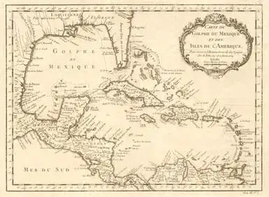 Antique Maps Prints West Indies, Caribbean