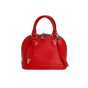 Louis Vuitton Alma BB Epi Coquelicot Shoulder Bag