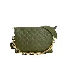 Louis Vuitton Coussin MM Khaki Shoulder Bag