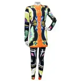 Gianni Versace a two piece ensemble, jacket and leggings