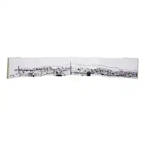 Tony Bennett | Original “Osaka '90” Panoramic Drawing