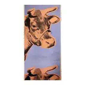 Andy Warhol Cow (Brown with Periwinkle Blue) 1971 Screenprint Factory Editions Unframed