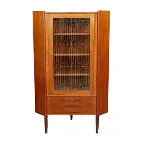 Mid-Century Teak Corner Cabinet 1960s