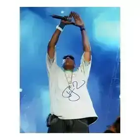 Jay-Z Signed 16x20 Vertical Concert Photo Autographed Steiner COA