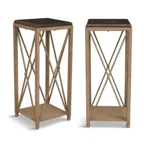 Pair of Metal Plant Stands