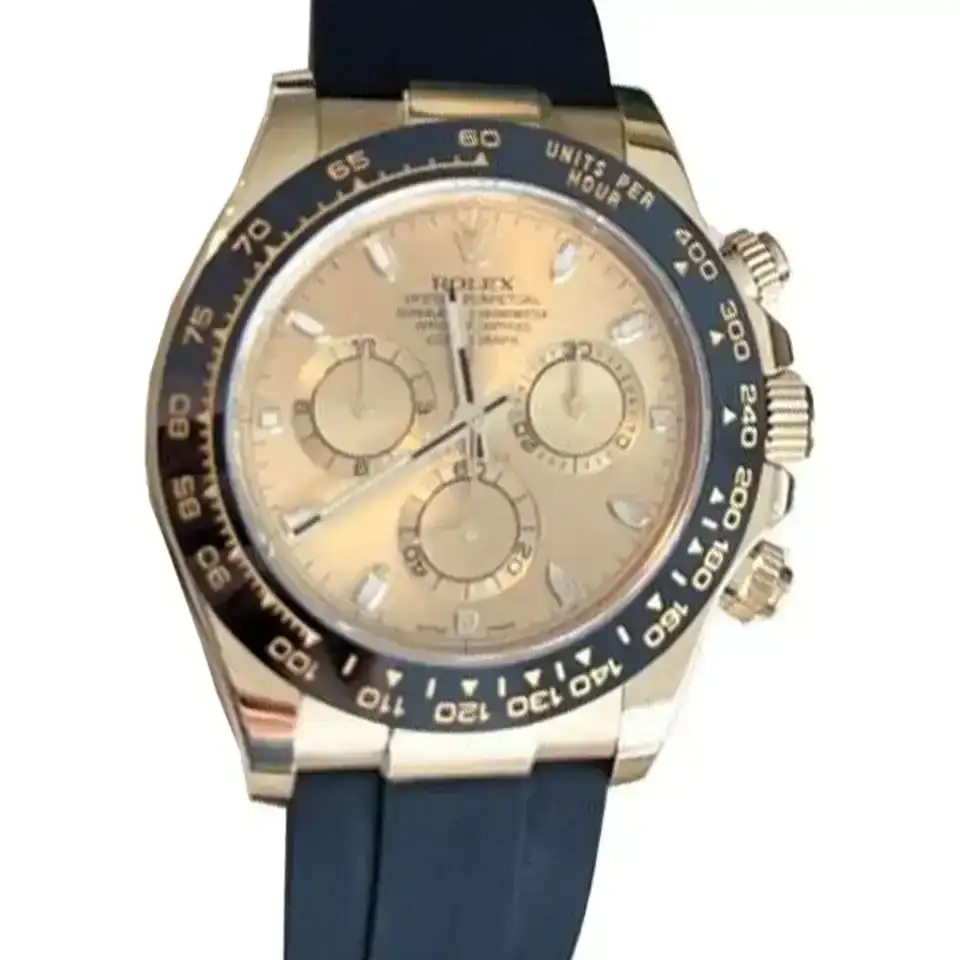 New Rolex "Champagne Dial" Daytona 116518LN 40MM on Oysterflex Band