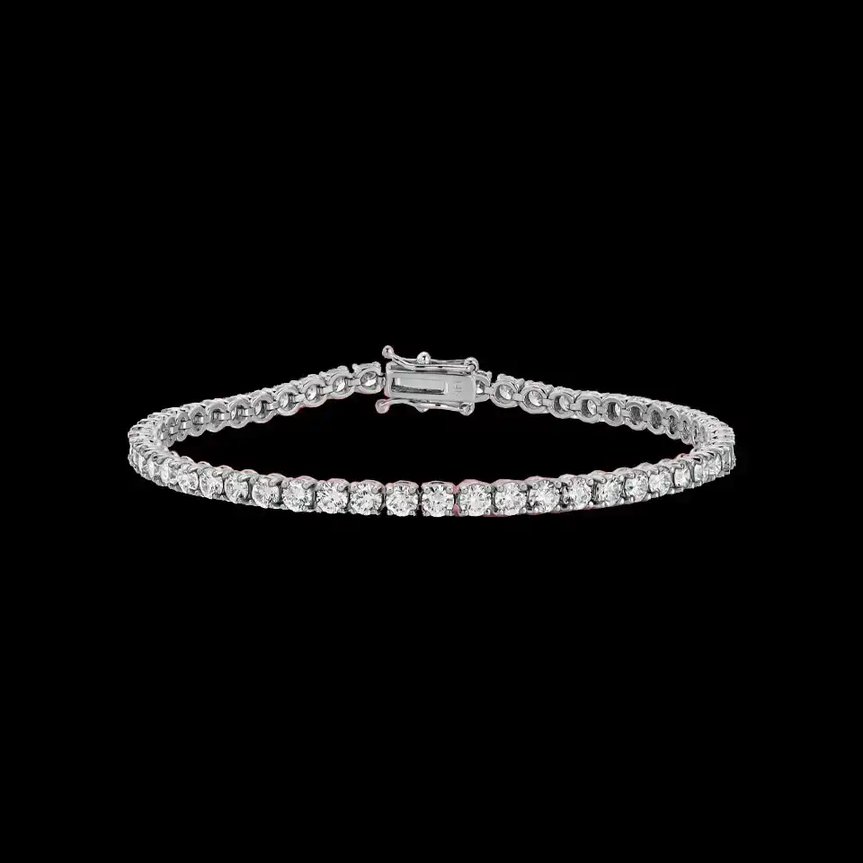 14K Gold 6.34cts Diamond Bracelet