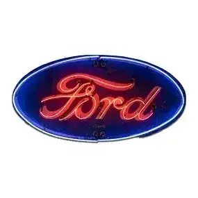 Ford Automobiles 6' DS Tin Neon Sign