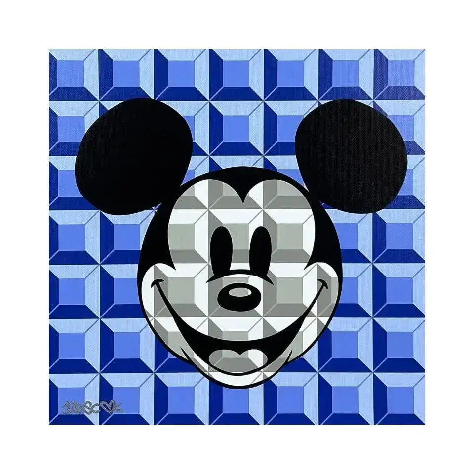 Blue 8-Bit Mickey by Loveless, Tennessee