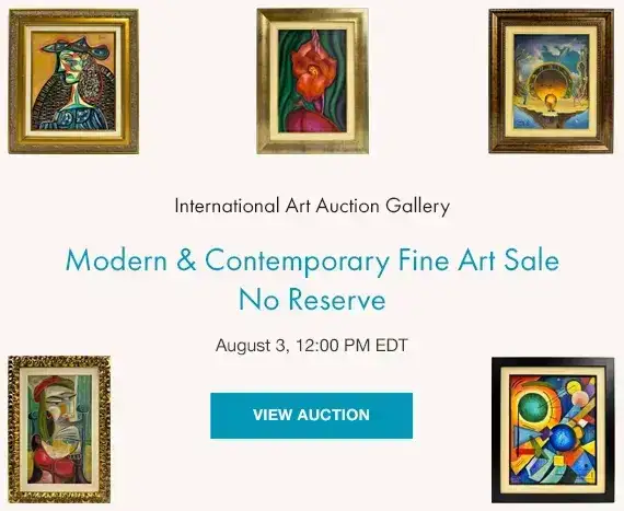 Modern & Contemporary Fine Art Sale / No Reserve