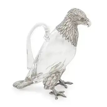A good Victorian silver-mounted eagle claret jug<br>London 1881