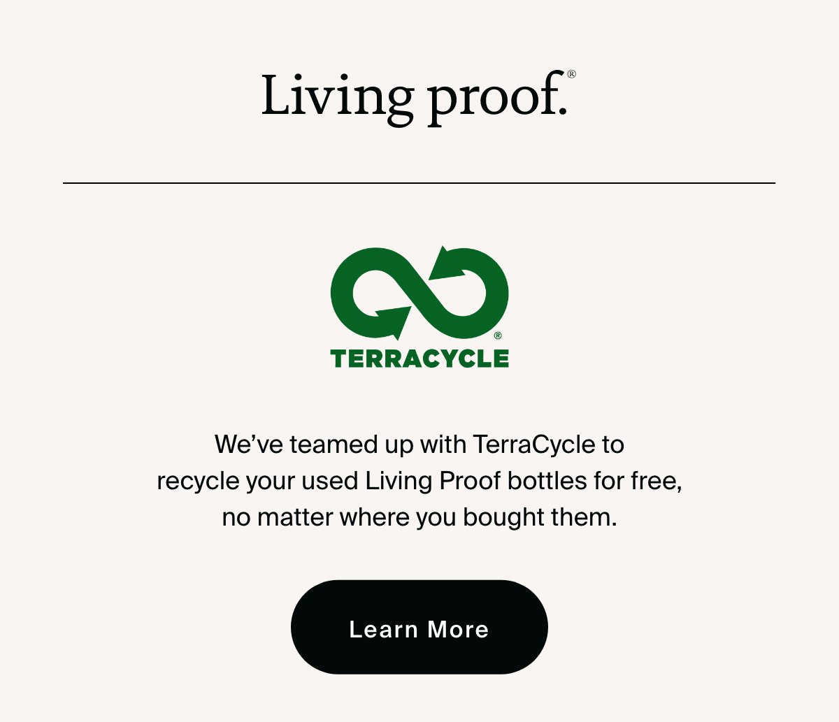 Living Proof x TerraCycle