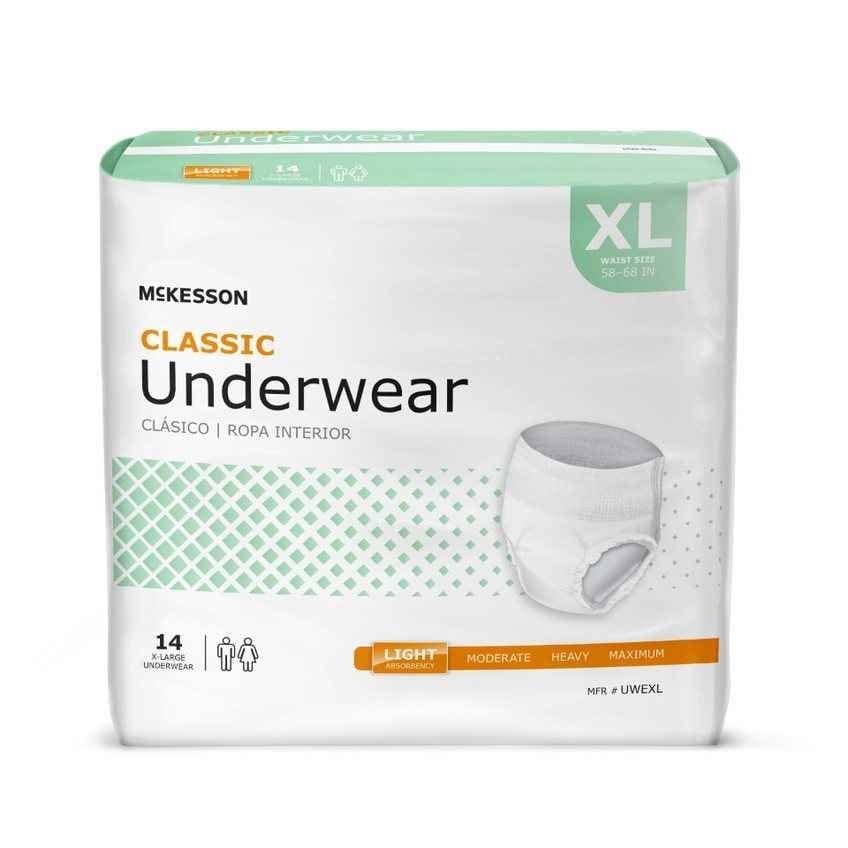 Image of McKesson Adult Pull Up Underwear, Classic