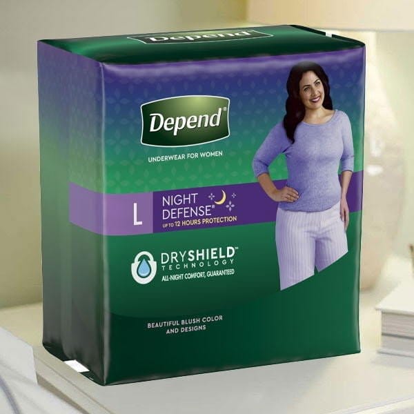 Image of Depend Night Defense Overnight Underwear for Women