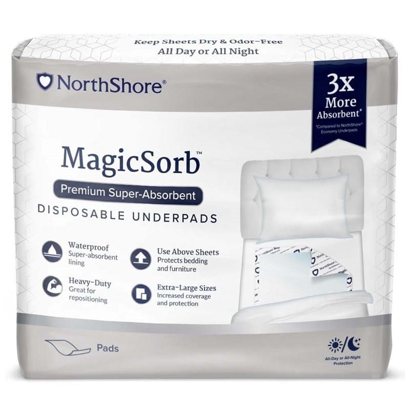 Image of NorthShore MagicSorb Super-Absorbent Disposable Underpads