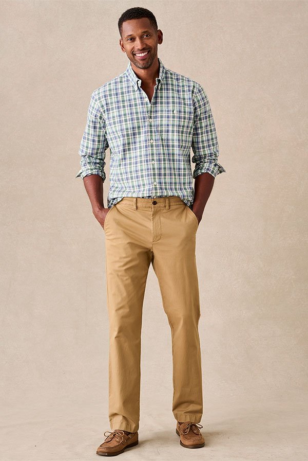 Lakewashed Khaki Pants.