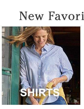 Women's New Arrivals Shirts. New Favorites for her.