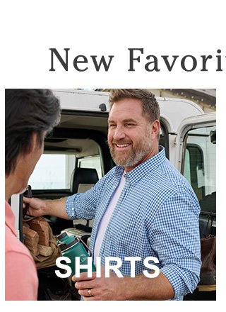 Men's New Arrivals Shirts. New Favorites for him.